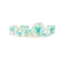 MDG Resin 16mm Poly Dice Set - Snowflake Dice