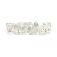 MDG Resin 16mm Poly Dice Set - Rainbow Frost