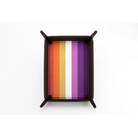 Fanroll: Pride Fold Up Velvet Dice Tray: Lesbian