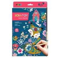 Avenir - A4 Scratch Book Secret Garden