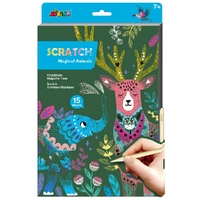 Avenir - A4 Scratch Art Magical Animals