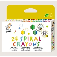 Spiral Crayons 24 Colours