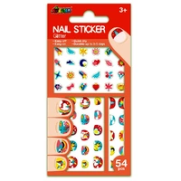 Avenir - Nail Stickers Glitter Pink