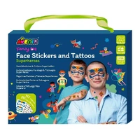 Avenir - Face Stickers & Tattoos Superheroes
