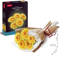 Cubic Fun - 3D Puzzle - Flower Bouquet Sunflower