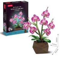 Cubic Fun - 3D Puzzle - Flower Bouquet Orchids