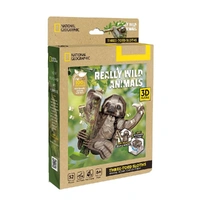 Cubic Fun - 3D Puzzle - Really Wild Animals Three-Toed Sloths