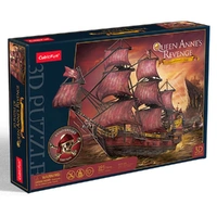 Cubic Fun - 3D Puzzle - Queen Anne's Revenge Blackbeards Ship (Anniversary RED Edition)