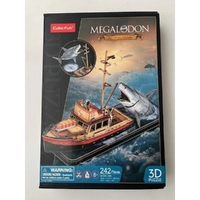 Cubic Fun - 3D Puzzle - Megaladon Boat Attack
