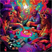 Trippy Puzzles - 300 Pce Wood Jigsaw Poker Palooza