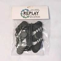 Replay: Recycled Plastic Miniatures Bases 1" Round