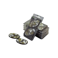 Gamers Grass - Battle Ready Bases - Winter - Oval 90mm (x2)