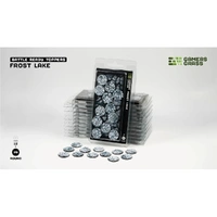Gamers Grass - Battle Ready Toppers - Frost Lake - Round 25mm (x12)