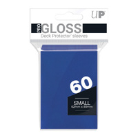 Ultra Pro: UP82965 PRO-Gloss 60ct Small Deck Protector sleeves: Blue