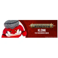 Warhammer Plush Age of Sigmar Klonk The Rockbrow Squig