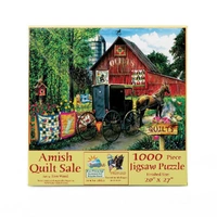 Puzzle - Sunsout - Amish Quilt Sale 1000Pc