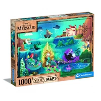 Clementoni Puzzle The Little Mermaid Story Maps 1000 pieces