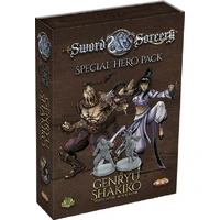 Sword & Sorcery - White/Black Monk (Genryu/Shakiko) Hero Pack