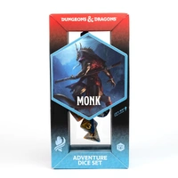 U2 Sirius Dice - D&D Adventure Dice - Monk - Blue