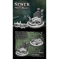 Wyrd Games: Wyrdscapes: Bases: Wyrdscapes Sewer 40MM