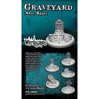Wyrd Games: Wyrdscapes: Bases: Wyrdscapes Graveyard 30MM
