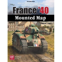 France 40 Mounted Map