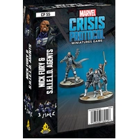 Marvel Crisis Protocol Nick Fury JR and Shield Agents