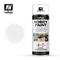 Vallejo Aerosol Spray Primer - White Primer 400ml Old Packaging