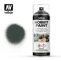 Vallejo Aerosol Spray Primer - Dark Green 400ml Old Packaging