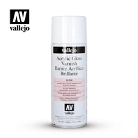 Vallejo Aerosol Spray Primer - Gloss Varnish 400ml Old Packaging