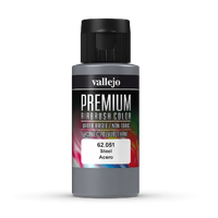 Vallejo - Premium Colour - Steel 60 ml