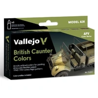 Vallejo - Model Air - British Caunter Colors 1940-1941 6 Colour Set