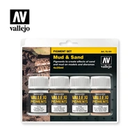 Vallejo - Pigments - Set Mud & Sand 35ml