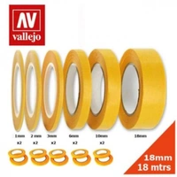 Vallejo - Hobby Tools - Precision Masking Tape 2mmx18m - Twin Pack