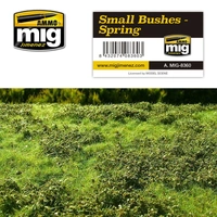Ammo by MIG -  Dioramas - Grass Mats - Small Bushes - Spring