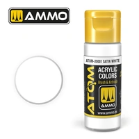 Ammo by MIG - Atom Color - Satin White 20ml