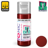 Ionic - Acrylic Paints - Dark Red 20ml