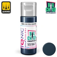 Ionic - Acrylic Paints - Steel Shadow 20ml