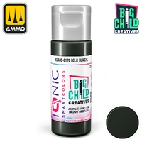 Ionic - Acrylic Paints - Cold Black 20ml