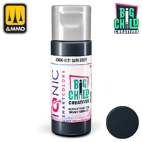 Ionic - Acrylic Paints - Dark Grey 20ml