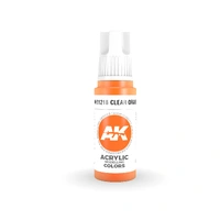 AK Interactive - 3 Gen Acrylics - Clear Orange 17ml