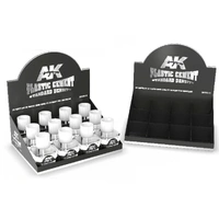 AK Interactive - Basics  - Plastic Cement Standard Density Display Rack/Expositor 40ml