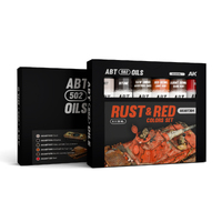 AK Interactive - Oils - Rust & Red Colors Set