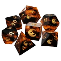 The Crooked Moon - Resin Dice