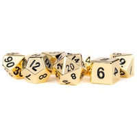 MDG Metal Dice Set - Gold