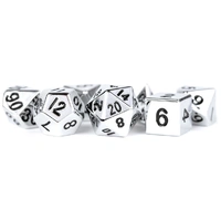 MDG Metal Dice Set - Silver