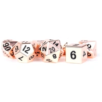 MDG Metal Dice Set - Copper