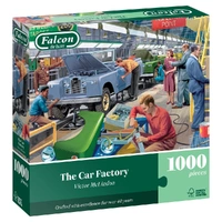 Puzzle - Jumbo - The Car Factory 1000Pc