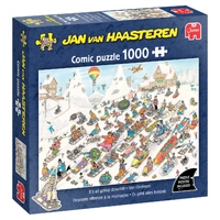 Puzzle - Jumbo Jan van Haasteren - All Going Downhill 1000Pc (Square Box)