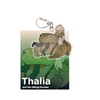 Gatherers Tavern - Keychain - Thalia And The Gitrog Monster
